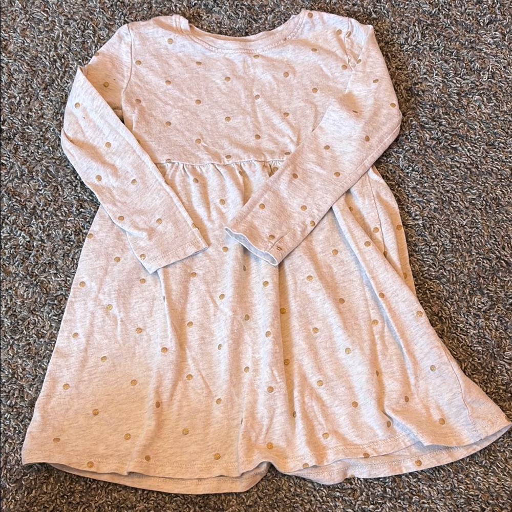 Polka Dot Long Sleeve Dress